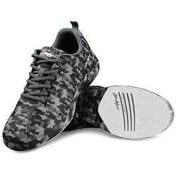 KR Strikeforce Herren Aviator Grey Bowlingschuhe, Grau, Camo von KR