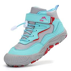 Jungen Mädchen Wanderschuhe Sneakers Kinder Trekking Schuhe Outdoor Sportschuhe Laufschuhe rutschfeste Kinderschuhe Festival Geschenk 26-37 von KRIADO