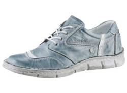 Schnürschuh KRISBUT Gr. 38, blau (jeansfarben used) Damen Schuhe Classic Schnürschuhe von KRISBUT