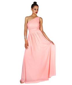 KRISP 3XL14-PNK-10: Ballkleid schulterfrei bodenlang (Rosa, Gr.-S) von KRISP