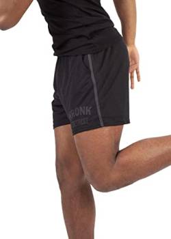 Kronk Shorts gefüttert mit Einzelstreifen und Detroit-Logo, Schwarz , XXL von KRONK