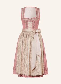 Krüger Dirndl Paloma Mit Schmucksteinen Und Schmuckperlen rosa von KRÜGER