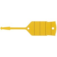 KS Tools Schlüsselanhänger Schlüsselanhänger mit Schlaufe, gelb, 500 Stück von KS Tools