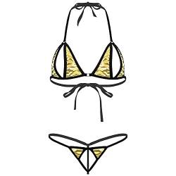 KSDFIUHAG Strumpfband-Dessous Reizvolle Spitze Exotic Sets Dessous Bikini Set Offener Brust BH Ouvert G-String-Light_Gold_One_Size von KSDFIUHAG