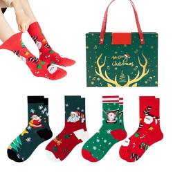 Baumwoll-Weihnachtsmannsocken,Anti-Rutsch-Socken für Erwachsene mit weicher Baumwolle | Weihnachtsgeschenke, Wintersocken für Weihnachtsfeier, Esszimmer, Wohnzimmer, Schlafzimmer, von KSHSAA