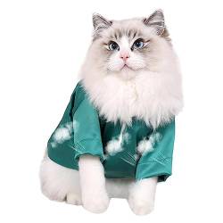 KSHSAA Katzen-Smokinganzug, Katzenkleidungsanzug,Katzen-Hochzeits-Outfit-Anzug für Hauskatzen | Atmungsaktive und leichte Katzenkleidung, bequemer Katzenmantel für Hauskatzen von KSHSAA