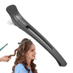 Make-up-Haarspangen - Professionelle Salon-Haarspangen,Duckbill Long Pin Alligator Roller Clip, spurlose Haarspangen, professionelle Salon-Haarspangen, Haarnadeln für langes Haar Kshsaa von KSHSAA