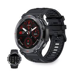 KSIX Oslo Smartwatch, Multisport, Touchscreen, 3,8 cm (1,5 Zoll), Benachrichtigungen und Anrufe, Sprachassistenten, Schrittzähler, Pulsmesser und Blutsauerstoff, eigene App, NFC-Unterstützung, Schwarz von KSIX smart your tech