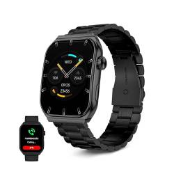 Ksix Olympo Smartwatch für Herren, Elegante Smartwatch mit Anrufen und Benachrichtigungen, fantastisches AMOLED-Display, Gesundheits- und Sportmonitor, Sprachassistenten, Laufzeit 5 Tage, iOS- und von KSIX smart your tech