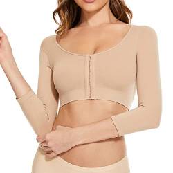 KSKshape Damen Arm Shaper Former Figurformende Shapewear Post Chirurgisch Kompression Körperhaltung Buckel Korrektor Top,Beige,M von KSKshape