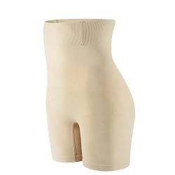 KSKshape Shapewear Damen Bauchweg Hohe Taille Figurformend Miederhose Miederpants,Beige-Stahlknochen,M/L von KSKshape