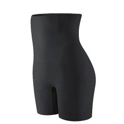 KSKshape Shapewear Damen Bauchweg Hohe Taille Figurformend Miederhose Miederpants,Schwarz-Stahlknochen,3XL von KSKshape