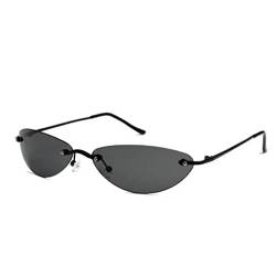 The Matrix Neo Kostüm Polarisierte Sonnenbrille für Männer und Frauen Randlose Sonnenbrille für das Autofahren 100% UV-Schutz von KSXYH