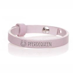 Lederarmband Schulkind (Wunschtext) rosa SOS - 6 verschiedene Motive - Modeschmuck Personalisiert Individuell Kinderschmuck Einschulung Schulkind Armband Gravur von KT-Schmuckdesign