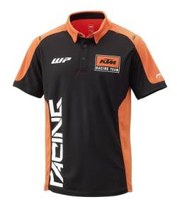 KTM Racing Team Poloshirt, orange / schwarz, L von KTM