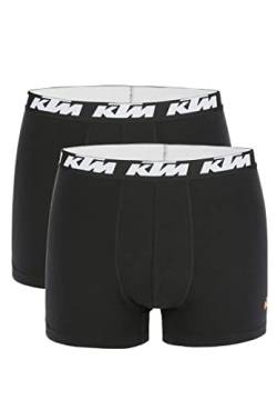 KTM by Freegun Boxershorts für Herren Unterwäsche Pant Men´s Boxer 2 er Pack, Farbe:Black, Bekleidungsgröße:M von KTM