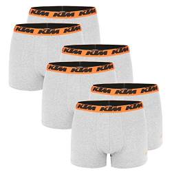 KTM by Freegun Boxershorts für Herren Unterwäsche Pant Men´s Boxer 6 er Pack, Farbe:Light Grey2, Bekleidungsgröße:XXL von KTM