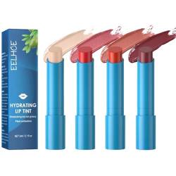 4Pcs Lip Tint Hydrating,Natural Ingredients Watery Lip Gloss,Hydrating Tinted Lip Balm, Long-lasting Powerful Moisturizing Lipstick for Women and Girls von KTouler