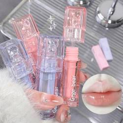 KTouler 6 Colors Liquid Lipstick Cute Lip Glaze, Watery Lip Gloss Long-lasting Non-Sticky Waterproof Moisturizing Tinted Lipgloss for Women and Girls von KTouler