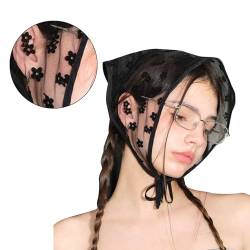 Atmungsaktives Transparentes Spitzen Turban Haarband Fotografieren Geeignetes Stirnband von KUAIYIJU