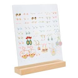 KUAIYIJU Große Kapazität Schmuck Ohrringe Display Rack Schmuck Organizer Ständer Stilvolle Ohrring Lagerung Pegboard Ohrring Rack von KUAIYIJU