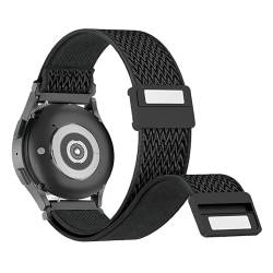 KUBFDL Nylon Uhrenarmband 20mm Elastisch Armband mit Magnetisch Verschluss für Damen Herren Schnellverschluss Ersatzarmband Verstellbares Atmungsaktive Gewebtes Sport Uhrenarmbänder von KUBFDL