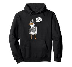 PLATTDEUTSCHE SPRÜCHE MIT MÖWE Pullover Hoodie von KÜSTENJETTE