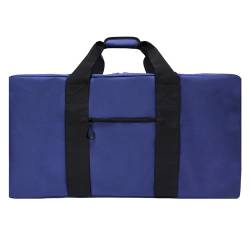 Reisetasche für Herren und Damen, faltbar, groß, Marineblau, 100L von KUI WAN