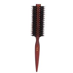 KUIKUI Runde Styling-Haarbürste für den Salon, weiches, glattes und krausfreies Haar mit spitzem Schwanzgriff und vertikalen Linien von KUIKUI