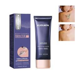 Tattoo Cover Up Makeup, Tattoo Abdeckung Make Up,Bein Make Up Wasserfest,Body Make up, Foundation Wasserfest Für Arm Bein Narben,74ml von KUIRUNRX