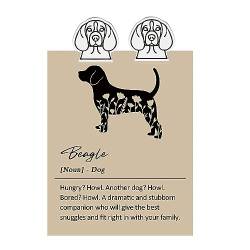 KUIYAI Beagle baumeln Ohrring Beagle Hund Geschenk Beagle Hunderasse Ohrringe Besitzer Geschenk für Frauen Mama, Kupfer von KUIYAI