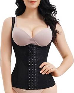 KUMAYES Unterbrust Korsett Damen Bauchweg Waist Trainer Taillenformer Shapewear Figurformend Unterbrustkorsett Stark Formende von KUMAYES