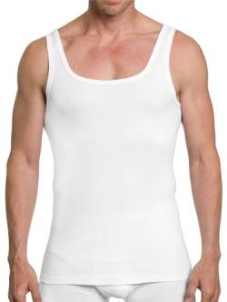 KUMPF BODY FASHION Herren Unterhemd 2er oder 5er Pack I Sportshirt aus 100% Baumwolle ohne Seitennähte I Herren Tank Top mit Rundhals Ausschnitt I Weiß I Gr. XL (7) von KUMPF BODY FASHION