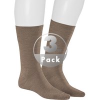 KUNERT Men Herren Socken braun Schur-Wolle unifarben von KUNERT Men