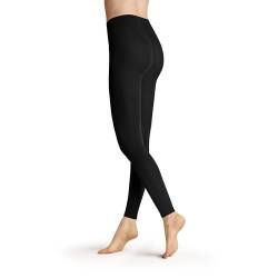 HUDSON Damen Leggings Thermo weich 100 DEN Black 0005 38/40 von KUNERT