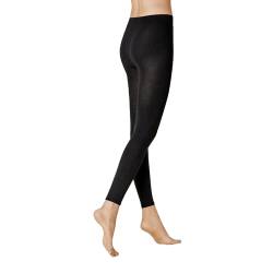 KUNERT Damen Leggings Sensual Cotton weicher Bund 130 DEN Black 0070 38/40 von KUNERT