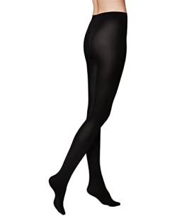 KUNERT Damen Strumpfhose Mystique 100 blickdicht 100 DEN Black 0500 40/42 von KUNERT