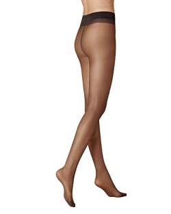 KUNERT Damen Strumpfhose Mystique 20 transparent 20 DEN Espresso 4800 44/46 von KUNERT