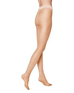 KUNERT Damen Strumpfhose Mystique 20 transparent 20 DEN Golden 1002 48/50 von KUNERT