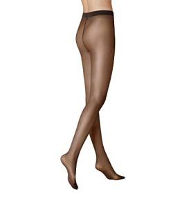 KUNERT Damen Strumpfhose Satin Look 20 transparent glänzend 20 DEN Graphit 0420 42/44 von KUNERT