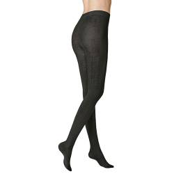 KUNERT Damen Strumpfhose Winter Dreams - Plait wärmend Anthrazitmel 4050 42/44 von KUNERT