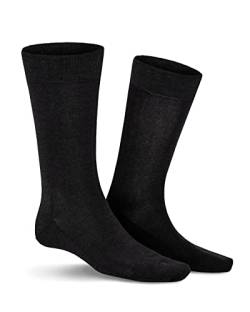 KUNERT Herren Socken Clark druckfreier Bund Anthra mel. 8130 47/50 von KUNERT