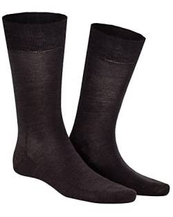 KUNERT Herren Socken Gary klimaregulierend Brown-mel. 8210 39/42 von KUNERT