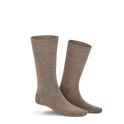 KUNERT Herren Socken Richard druckfreier Bund Beige-mel. 8320 39/42 von KUNERT