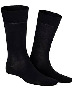 KUNERT Herren Socken Richard druckfreier Bund Black 0070 39/42 von KUNERT