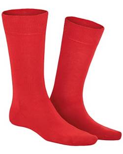 KUNERT Herren Socken Richard druckfreier Bund Red 8410 47/50 von KUNERT