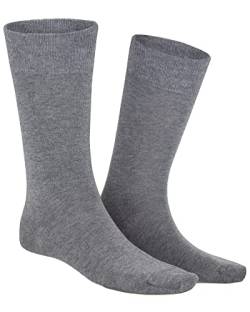 KUNERT Herren Socken Richard druckfreier Bund Silver-mel. 8110 39/42 von KUNERT