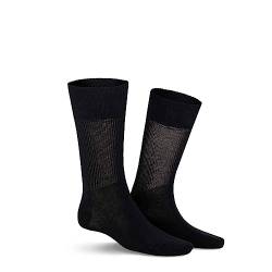 KUNERT Herren Socken Take Care Basic für Diabetiker Black 0070 41/42 von KUNERT