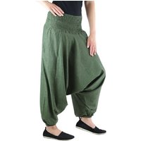 KUNST UND MAGIE Haremshose Unisex Orientalische Haremshose Pluderhose Pumphose Einheitsgröße von KUNST UND MAGIE