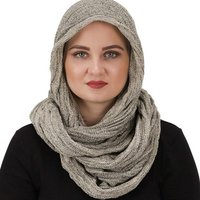 KUNST UND MAGIE Hijab Kapuzenschal Loop Dreadtube Multifunktionstuch Schlauchschal Hijab von KUNST UND MAGIE